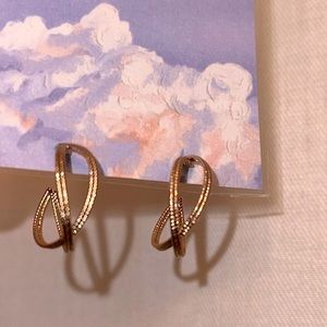 Rose Gold Hoops